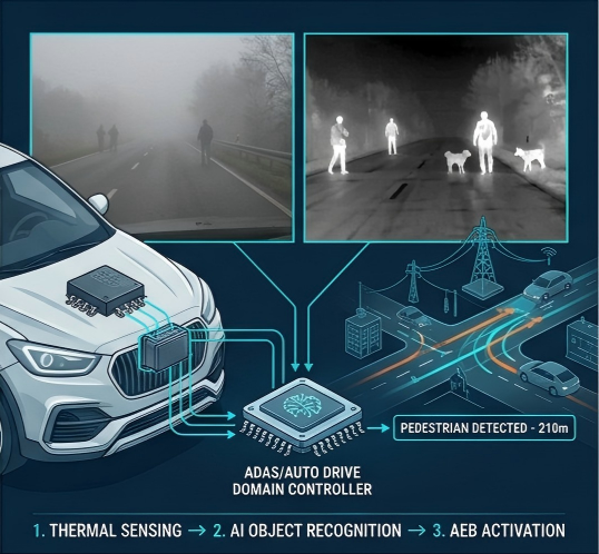 Driving Beyond the Visible: The Role of Thermal Imaging in Modern Vehicles